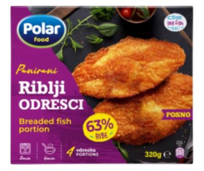 RIBLJI ODRESCI PANIRANI 400 GR POLAR FOOD