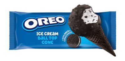 SLAD.KORNET BALL TOP 100ML OREO