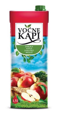 SOK NECTAR VOĆNE KAPI JABUKA 1.5L