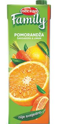 SOK VOĆNI POMORANDŽA ŠARGAREPA LIMUN 1.5L NECTAR FAMILY