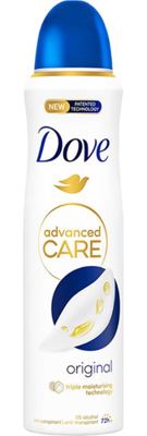 DEO SPRAY DOVE ADVANCED CARE ORIGINAL 150ML
