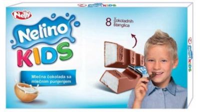 Cokolada KIDS mleko 0100 Nelly 20