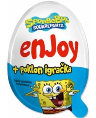 COKOLADNO JAJE MLIJEKO I KAKAO + IGRACKA SPONGE BOB 20 G