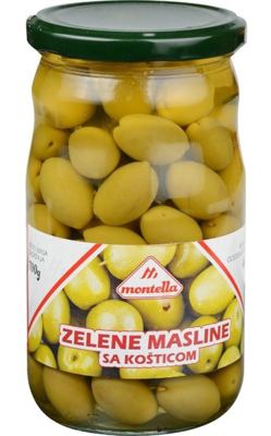 MASLINE MONTELLA ZELENE SA KOSTICOM 700GR
