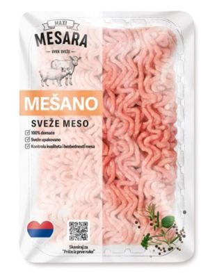 Usitnjeno mesano meso 250g, Svez.meso
