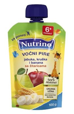NUTRINO PAUC JAB.KRUŠ.BAN.ŽITAR.100G
