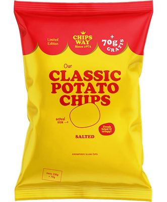 CHIPS WAY CACANSKI CLASSIC 230GR+70GR GRATIS