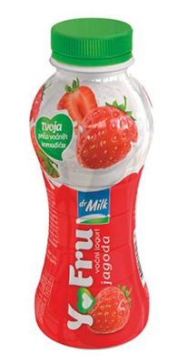 Vocni jogurt jagoda 330g Dr Milk