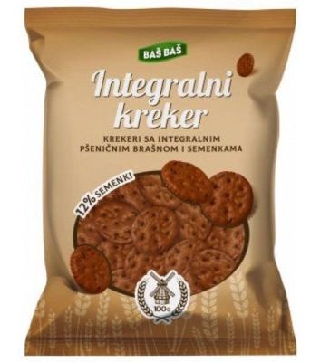 KREKERI INTEGRALNI BAŠ BAŠ 100G