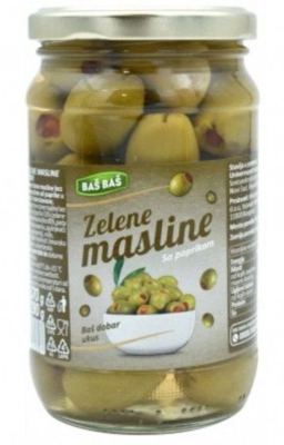 MASLINE ZELENE SA PAPRIKOM BAŠ BAŠ 370G
