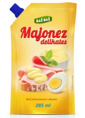 MAJONEZ DELIKATES BAŠ BAŠ 285ML