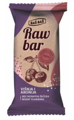 RAW BAR VIŠNJA I ARONIJA BAŠ BAŠ 35G