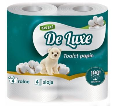 TOALETNI PAPIR 4SL DE LUXE BAŠ BAŠ 4/1