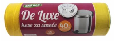 KESE ZA SMEĆE SA TRAKOM I MIRISOM 40L BAŠ BAŠ 15/1