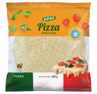 SMRZNUTA PODLOGA ZA PIZZU BAŠ BAŠ 200G