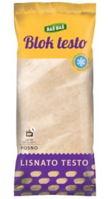 SMRZNUTO LISNATO TESTO BAŠ BAŠ 500G