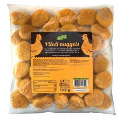 SMRZNUTO MESO PILEĆI NUGGETS BAŠ BAŠ 1KG