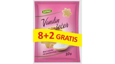 VANILIN ŠEĆER BAŠ BAŠ 10G 8+2 GRATIS