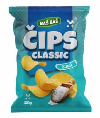 ČIPS CLASSIC BAŠ BAŠ 200G