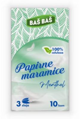 PAPIRNE MARAMICE MENTOL BAŠ BAŠ 1/1