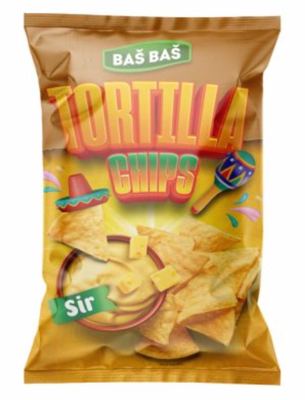 ČIPS TORTILJA SIR BAŠ BAŠ 125G