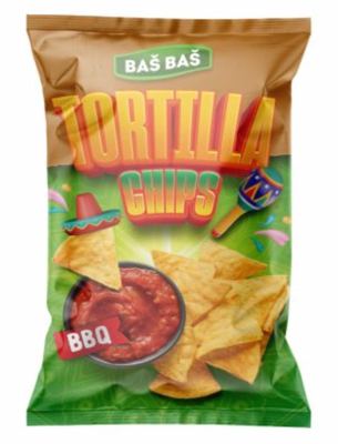 ČIPS TORTILJA BBQ BAŠ BAŠ 125G