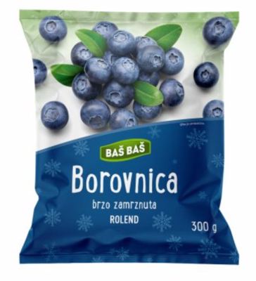 SMRZNUTO VOĆE BOROVNICA BAŠ BAŠ 300G