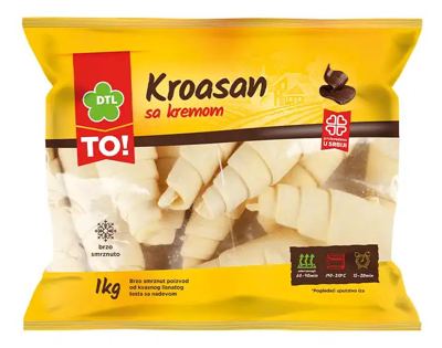 Kroasan Sa Kakao Kremom TO Zamrznuto Dtl 1000 g