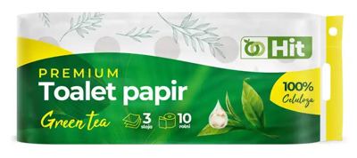 HIT TOAL.PAPIR 10/1 GREEN TEA 3SL