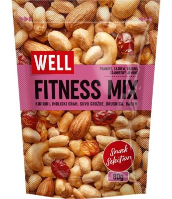 WELL FITNES MIX 80G TIRA