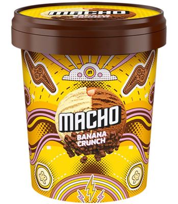 MACHO BANANA CRUNCH ČAŠA 370ML