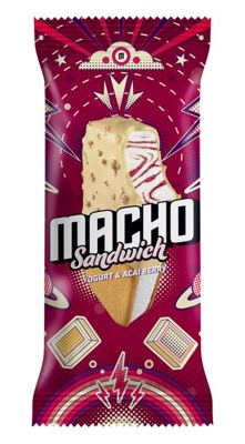 MACHO SANDWICH YOGURT & ACAI BERRY 88G