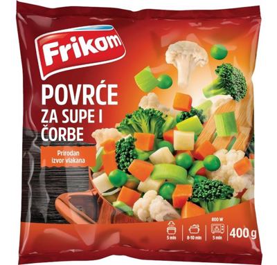 SMRZNUTO POVRĆE ZA SUPE I ČORBE FRIKOM 400G