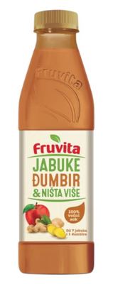 SOK VOĆNI JABUKE ĐUMBIR & NIŠTA VIŠE 0.8L FRUVITA