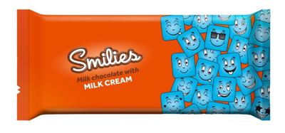 Cokolada sa mlecnim kremom Smilies 94g