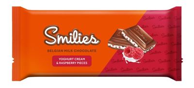Cokolada jogurt i malina Smilies 98g