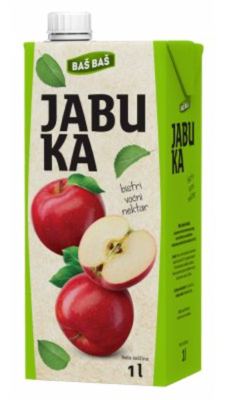 VOĆNI NEKTAR BAŠ BAŠ JABUKA SA ŽASLAĐIVAĆEM SUK.1L