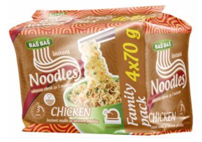 NUDLE UKUS PILETINE BAŠ BAŠ 280G 4/1
