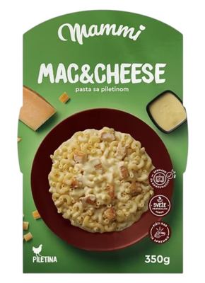 GOTOVO JELO MAC&CHEESE SA PILETINOM MAMMI 350G