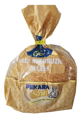 HLEB KUKURUZNI SECENI 300GR PEKARA SAN