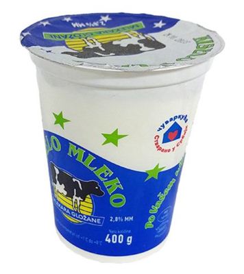 KIS.MLEKO 2.8% 0.4L MLEKARA GLOZANE