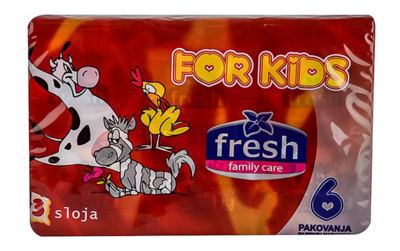 Fresh papirne maramice 6/1 kids