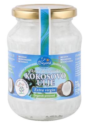 KOKOSOVO ULJE EXTRA VIRGIN ORGANIC 310 GR BEYOND