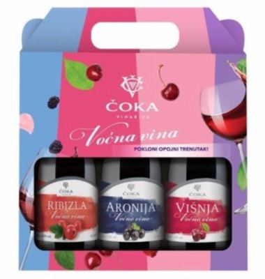 Vina vocna Coka 3x0.187l