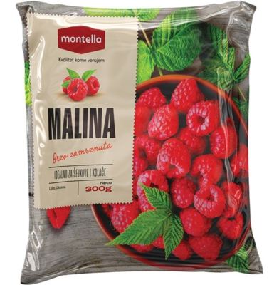 MALINA SMRZNUTA 300GR MONTELLA