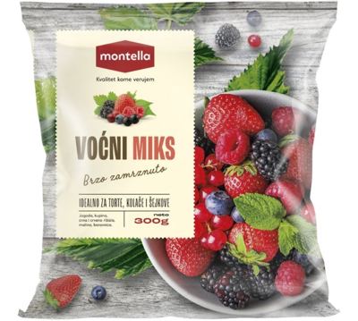 VOCNI MIX SMRZNUTI 300GR MONTELLA