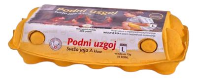 JAJA KONZUMNA PODNI UZGOJ L GRUPA 10/1 EGG-TRADE DOO