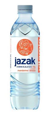 Voda Jazak Vitamin B+Mg mandarina & limun 0.5l 12