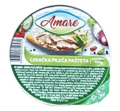 Pasteta pileca lovacka 0100 Amare