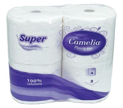 Toalet papir 4/1 3sl SUPER Camelia 15